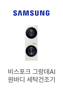 SAMSUNG, 비스포크 그랑데AI 원바디 세탁건조기