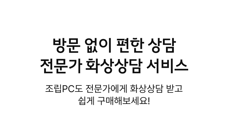 방문 없이 편한 상담
			전문가 화상상담 서비스