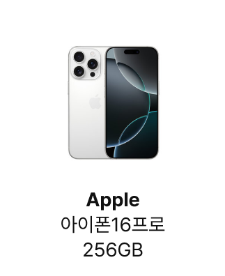 Apple 아이폰16프로 256GB