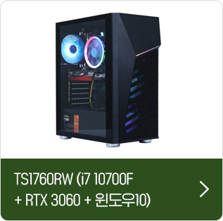 TS1760RW (i7 10700F + RTX3060 + 윈도우 10)
