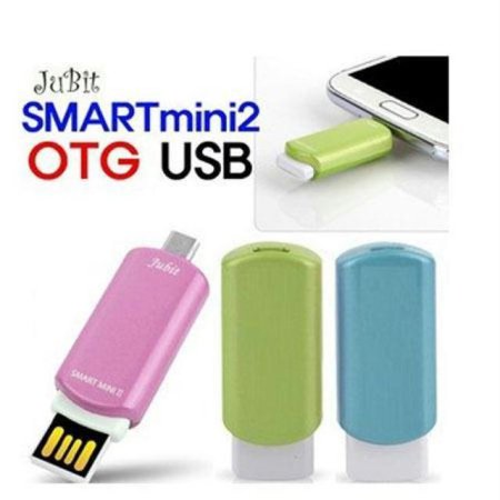 스마트미니2 OTG-USB 16G 메모리(핑크) OTG-USB16P [ PC의 자료 USB에 복사하여 스마트폰으로 저장 및 바로 실행, 재생가능 ]