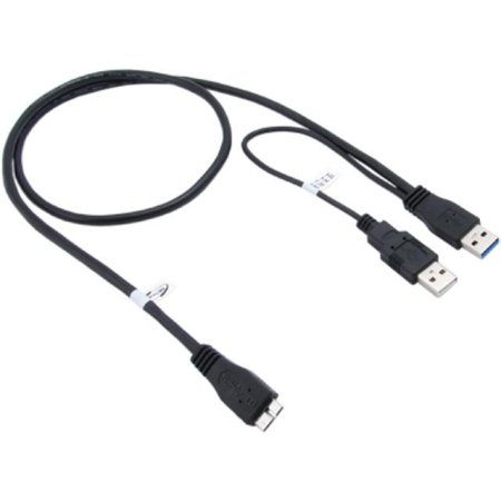 USB3.0 Micro-B Y케이블 (블랙).