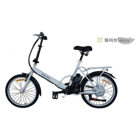 e-Run Bike 이런바이크 20 접이식 전동, 전기자전거 17년형_화이트