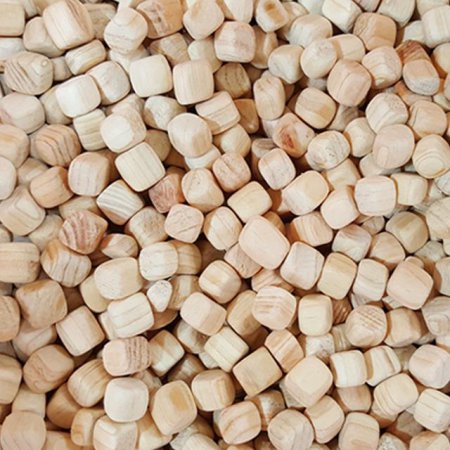  천연 100% 편백나무 미니 큐브칩500g