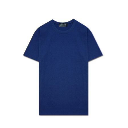  20수 면 무지 라운드 반팔 티셔츠/남녀공용 20수면반팔티 블루:XL