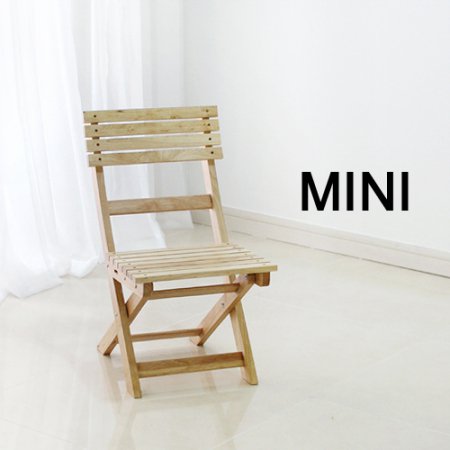 원목 접이식 카페(폴딩)의자 MINI