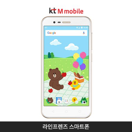 [kt M mobile]라인프렌즈 스마트폰[화이트][ZTE-T813]