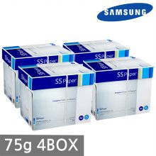 삼성 SS페이퍼 A4 복사용지(A4용지) 75g 2500매 4BOX(10000매)