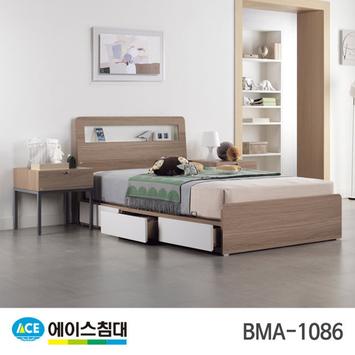 ACE BMA 1086-C HT-B등급/SS 슈퍼싱글사이즈 내추럴오크