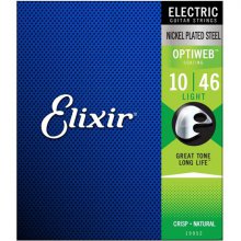 [추가다운쿠폰]Elixir Electric OPTIWEB Light (010-046) / 엘릭서 옵티웹 일렉기타줄 19052
