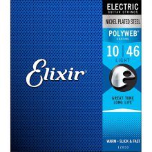 [추가다운쿠폰]Elixir Electric POLYWEB Light (010-046) / 엘릭서 폴리웹 일렉기타줄 12050