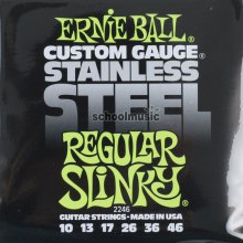 [추가다운쿠폰]Ernie Ball - Stainless Steel Regular Slinky / 어니볼 일렉기타 스트링 010-046 (P02246)