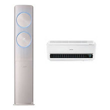 무풍(일반배관) 2in1 에어컨 AF19R7970RFRS (62.6㎡+18.7㎡) 블루라이팅/공기청정 [전국기본설치무료]