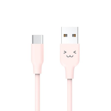  2A USB C타입 데이터 케이블 1.0m 핑크