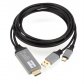 USB3.1 타입C to HDMI 케이블 2미터 스마트폰 충전 지원 NEXT-2244TCH