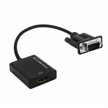 VGA RGB + 오디오 to HDMI 변환젠더 NEXT-2412VHC