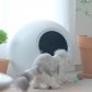 플루토서클제로 고양이 자동화장실(본품+벤토나이트 모래 전용 스쿱)