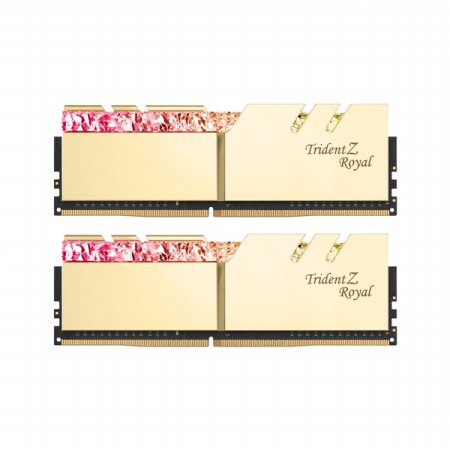 DDR4 32G PC4-25600 CL14 Trident Z ROYAL RGB 골드 (16Gx2)
