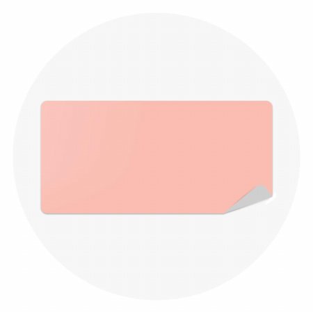  옵션 와이드 데스크매트(핑크+실버)