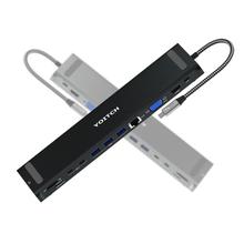 바이링크 썬더볼트3 USB C타입 노트북 12 in 1 멀티 허브