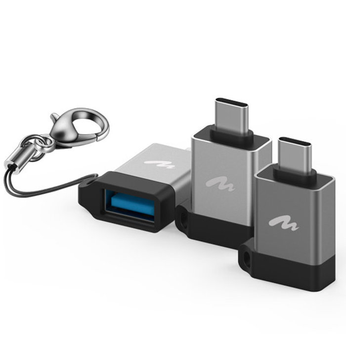아트뮤 키링 USB 3.1 C타입 OTG 젠더 그레이