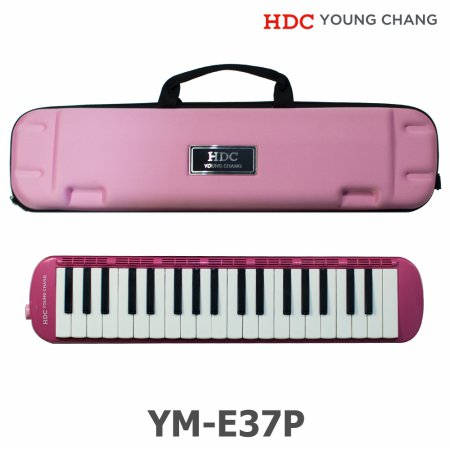 영창 멜로디언 YM-E37P 핑크 37건반 에바케이스