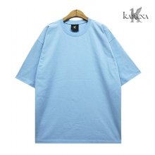 [KARENA] 카레나 오버핏 라운드 티셔츠 라이트블루