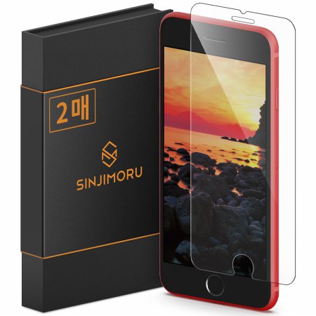  2.5D 강화유리 액정보호필름 - 아이폰 SE3/SE2(2매)