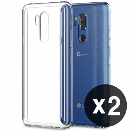  1+1 에어클로 LG G7 핸드폰 투명 케이스 (2개)