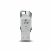 e-STAR CHAM 3.0 128GB USB메모리 실버