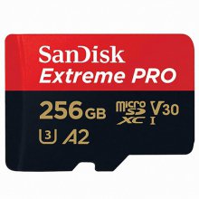 샌디스크 MicroSDXC Extreme Pro U3 V30 1133X 256GB