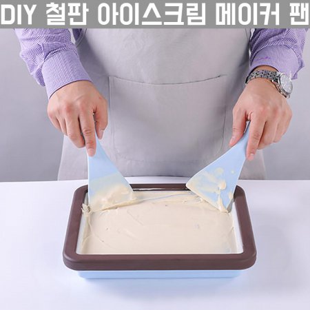 [해외직구] DIY 철판 아이스크림 메이커 팬/철판 아이스크림/아이스크림