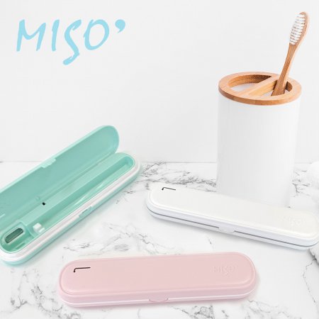  미소 MISO 휴대용 칫솔살균기 MS-720M 민트 건전지+USB 겸용