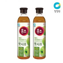 청정원 홍초 풋사과 900mlx2개