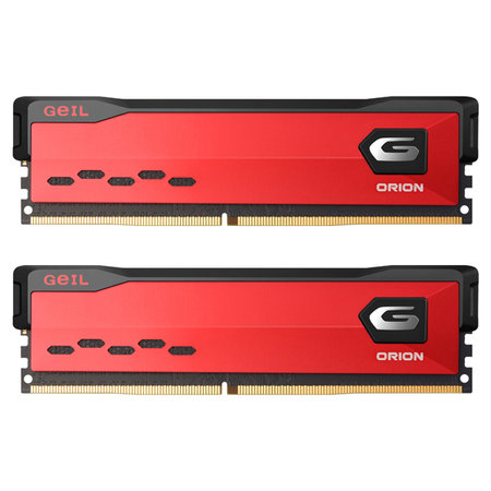 GeIL DDR4 32GB 25600 CL16 ORION Red 패키지 (16Gx2)