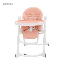 [키즐리] 키즐리 하이체어 아기 식탁의자 베이비핑크