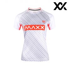 MAXX 배드민턴 여자 반팔 트레이닝 티셔츠 화이트3