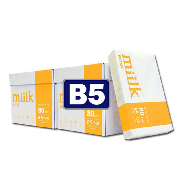 밀크베이지 B5용지 80g 2박스 5000매 Miilk beige
