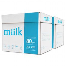 밀크 A4용지 80g 2박스(5000매) Miilk