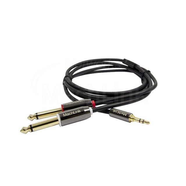 3극 스테레오 TO 5.5(6.3)모노 Y 오디오 케이블 15M ML-SY6150