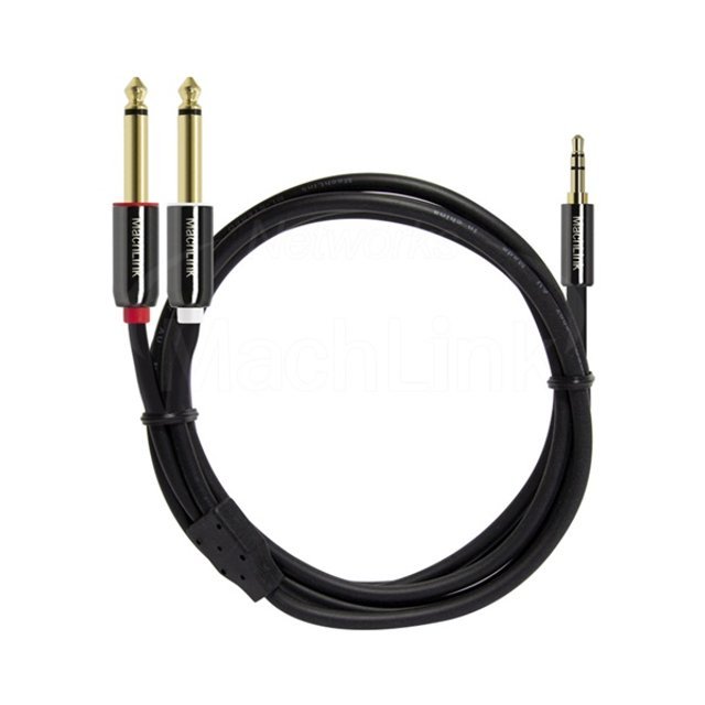 3극 스테레오 TO 5.5(6.3)모노 Y 오디오 케이블 15M ML-SY6150