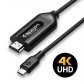 슈피겐 USB케이블(3.2Gen1) C21CH 블랙(USB-C/HDMI)