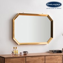 잉글랜더 맨해튼 팔각 골드프레임 거울 900*600
