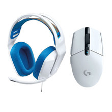 [게이밍세트] 게이밍헤드셋 G335+게이밍마우스 G304 [화이트]