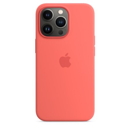  MagSafe형 아이폰13 프로 실리콘케이스 핑크포멜로