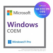 [온라인판매인증점]Windows 11 Pro (DSP(COEM)/영문/64bit/DVD)