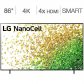 [해외직구]  TV 218cm 86NANO85APA 나노셀 2021년 신제품(관부가세 / 해외배송비 포함)