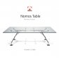  [Tecno] 테크노 노모스 테이블 2000x1000 크롬 Nomos Table