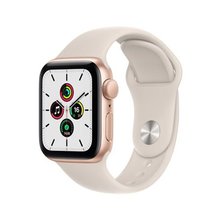 애플워치SE 1세대 44mm GPS 골드 알루미늄 케이스 스타라이트 스포츠 밴드
