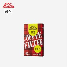 칼리타 카페의 커피 필터101 40p-화이트